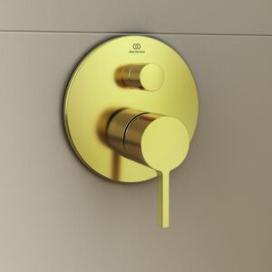 Ideal Standard Joy Fertigmontageset A7384A2 Unterputz-Wannenarmatur, eigensicher, Brushed Gold