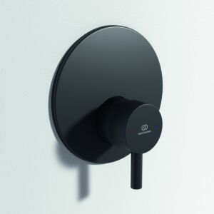 Ideal Standard Ceraline trim set A7388XG concealed shower mixer, silk black, 1 Verbraucher