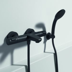 Ideal Standard Ceratherm T25 Badethermostat A7544XG Silk Black, Aufputz