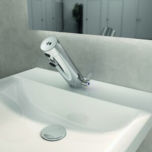 Ideal Standard Sensorflow Sensor - mitigeur lavabo A7558AA avec mix alimentation secteur chromé