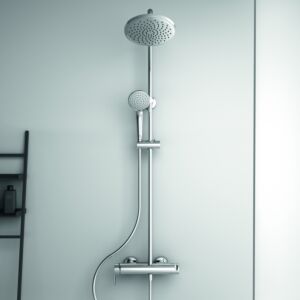 Ideal Standard Cerafine O shower system BC750AA with single lever shower fitting, hand shower, chrome