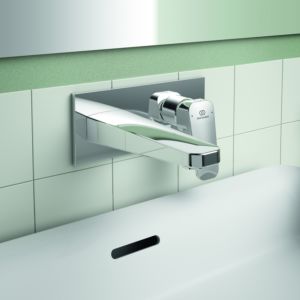 Ideal Standard CeraPlan trim kit BD244AA wall-mounted washbasin mixer, concealed, chrome-plated