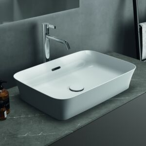 Ideal Standard Ipalyss E2078MA 55x38x12cm, avec trop-plein, sans trou pour robinetterie, blanc Ideal Plus