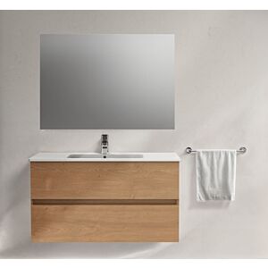 Vasque à poser Ideal Standard Eurovit Plus avec meuble sous vasque 60 cm R0572Y8 Ensemble vasque, 61 x 45 x 56,5 cm, 1 trou de robinet, corps Hamilton Oak