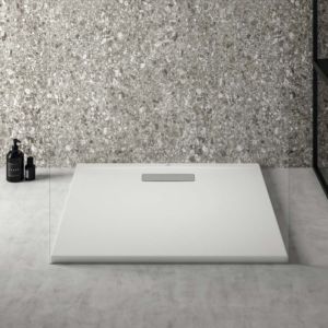 Ideal Standard Ultra Flat New Square shower tray T4466V1 waste with cover, 80 x 80 x 801 cm, satin white