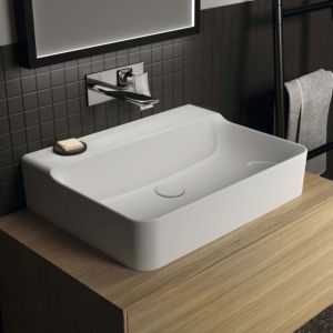 Ideal Standard Conca vasque T379201 sans trou pour robinetterie ni trop-plein, 600 x 450 x 145 mm, blanc