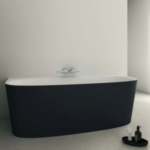 Ideal Standard Dea standing bath T9940V3 180 x 80 x 61 cm, with drain fitting, black