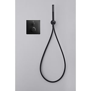 Ideal Standard Ceratherm C100 thermostat simple A6956XG encastré, kit 2, noir soie