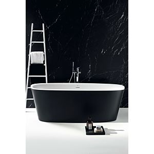 Ideal Standard Dea Badewanne K8720V3 170 x 75 cm, weiß/schwarz matt, freistehend