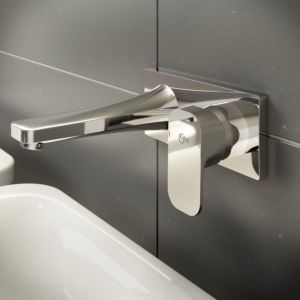 Ideal Standard Tonic II Waschtischarmatur A6334AA Wandarmatur, Ausladung 180 mm, verchromt