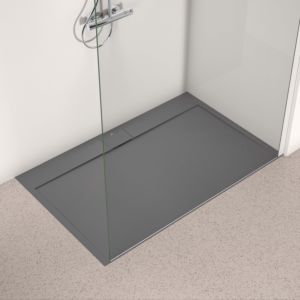 Ideal Standard Ultra Flat S i.life rectangular shower tray T5222FS 140 x 90 x 3.2 cm, quartz grey