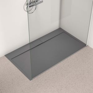 Ideal Standard Ultra Flat S i.life rectangular shower tray T5224FS 140 x 80 x 3.2 cm, quartz grey