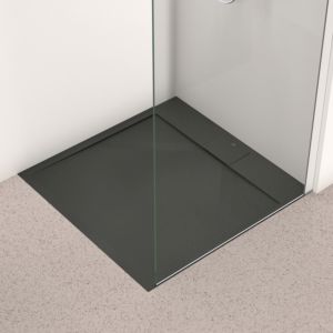 Ideal Standard Ultra Flat S i.life shower tray T5227FV 90 x 90 x 3.2 cm, slate, square
