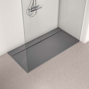 Ideal Standard Ultra Flat S i.life rectangular shower tray T5225FS 160 x 80 x 3.2 cm, quartz grey