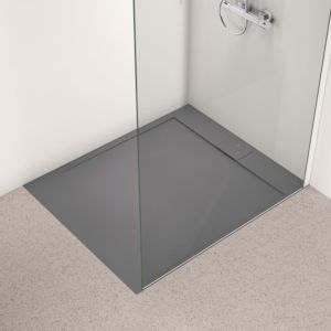 Receveur de douche rectangulaire Ideal Standard Ultra Flat S i.life T5228FS 120 x 100 x 3,2 cm, gris quartz