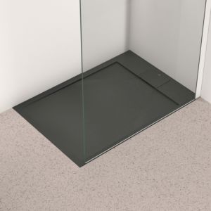 Ideal Standard Ultra Flat S i.life rectangular shower tray T5240FV 100 x 70 x 3.2 cm, slate