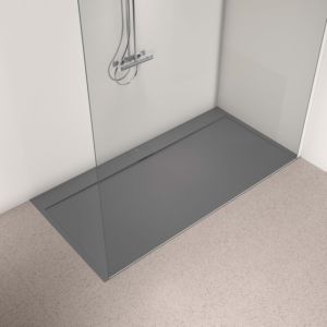 Ideal Standard Ultra Flat S i.life rectangular shower tray T5235FS 200 x 100 x 3.2 cm, quartz grey
