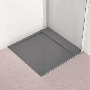 Ideal Standard Ultra Flat S i.life shower tray T5246FS 70 x 70 x 3.2 cm, quartz grey, square