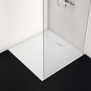 Ideal Standard Ultra Flat S i.life shower tray T5234FR 100 x 100 x 3.2 cm, carrara white, square