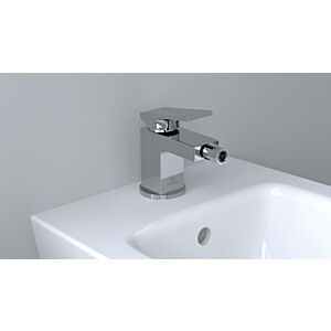 Ideal Standard Extra Bidetarmatur BD511AA 64x160x125 mm, mit Ablaufgarnitur, Ausladung 113mm, verchromt