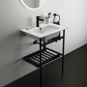 Meuble vasque Ideal Standard i.life A T461901 64 x 46 x 15,5 cm, 1 trou de robinetterie, avec trop-plein, blanc