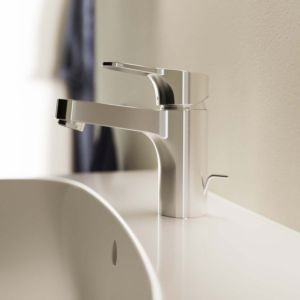 Ideal Standard Cerabase H80 basin mixer BC829AA chrome, with metal waste fitting, projection 106mm