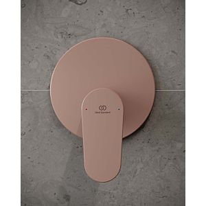 Ideal Standard Cerafine O set de finition A7349RO pour mitigeur de douche à encastrer, rosé