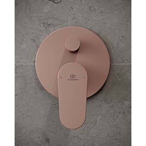 Ideal Standard Cerafine O set de finition A7350RO pour robinetterie de salle de bain encastrée, rosé