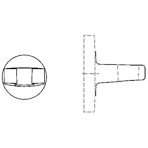 Ideal Standard Archimodule Wandhalter A1520AA für Handbrause, verchromt