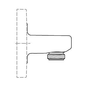 Ideal Standard Archimodule Wandanschlussbogen A1521AA verchromt