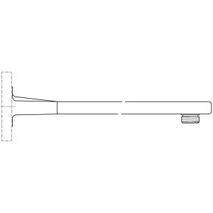 Ideal Standard Archimodule Wandanschluss A1524AA 370 mm, verchromt