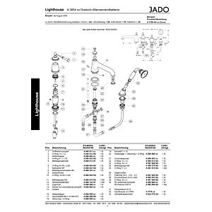 bouton de Ideal Standard match0 A860696, chromé A860696AA