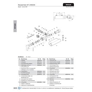 Ideal Standard connection nipple ATTITUDE, cpl., A962452AA bath / shower surface-mounted, chrome