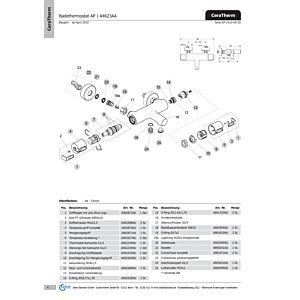 Ideal Standard stop Ideal Standard for quantity control handle A962563NU