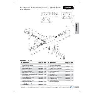 Ideal Standard temperature Ideal Standard therm., A963226AA, A963226AA chrome