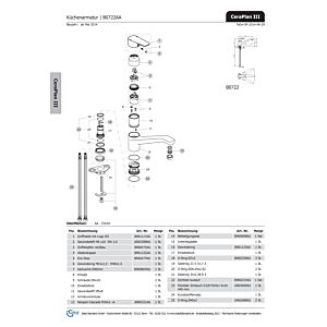 Ideal Standard déco CERAPLAN III, chromée B961123AA