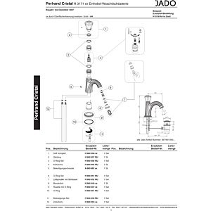 aérateur Ideal Standard JADO avec clé H960952NU