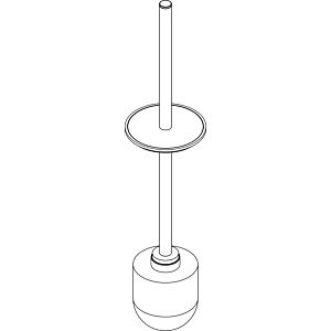 Ideal Standard WC -brush CONNECT, with handle, chrome H961947AA