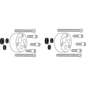 Ideal Standard 3-L.Verlängerung, 40mm, f. A3502, A961462AA Chrom