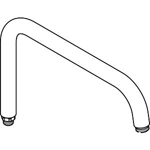 Ideal Standard , rigid, U-shape, chrome F961146AA