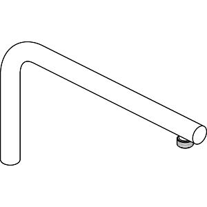 Ideal Standard Rohrbogen, drehbar, L-Form, Chrom F961149AA