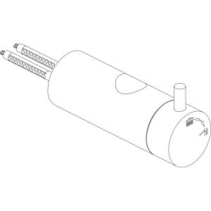 Interrupteur mural Ideal Standard SL B961891XG, noir soie