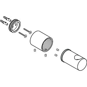Ideal Standard Wandbefestigung für Brausestange Chrom , F960891AA