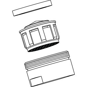 Ideal Standard Strahlregler M24X1, 5l / min., chromé B960852AA