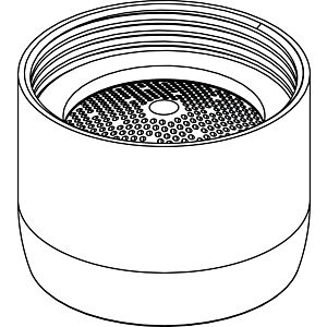 Ideal Standard aérateur Neoperl PCA, B960884AA M22x1 2000 .0GPM, chrome