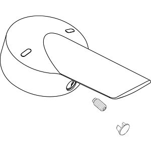 Ideal Standard lever CERAPLUS with index R / B, B960684AA logo / ISI, chrome