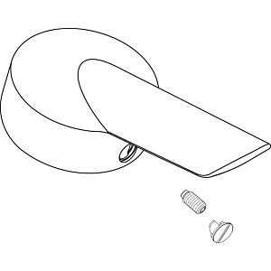 Ideal Standard lever CERAPLUS, Logo / ISI, chrome B960685AA