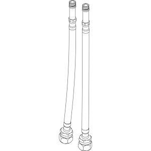 Ideal Standard tuyau de pression M12x1-G1 / 2, A962082NU bague coupante 15mm