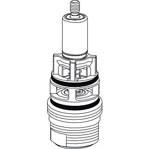 Ideal Standard automatique match0 B960969AA CERAMIX BLUE, chrome