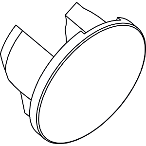 écrou Ideal Standard , TR 50X2 / 7G ID = 35,5, chromé A960473AA
